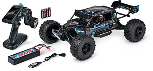 Carson 500404209 1:8 Climb Warrior 3.0 100% RTR – fjärrstyrd bil, offroad buggy, inkl. fjärrkontroll, hastighet upp till 40 km/h, RC buggy