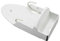 NCONCO Ironing Board Holder Wall Mount Electric Iron Holder Cupboard Door Iron Storage Rack Hanger Bathroom Shelf Over Door or Wall Mount for Storing Hot Iron