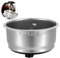 Oruola 51mm Portafilter Filter Basket, Stainless Steel Pressurized Coffee Filters Basket Bottomless Portafilter Coffee Machine Accessories for Home Office (2 Cups)