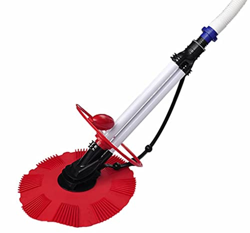 Kaloriko Nettoyeur de Piscine Automatique avec 10 tuyaux de 0,8 m, Balai aspirateur pour Fond, Compatible Spa Jacuzzi Bassin Hors Sol et enterrée, Entretien Rapide Contre Sable et débris