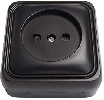 Bf bf-18 - Base enchufe 18 bipolar superficie 16a grafito bolsa