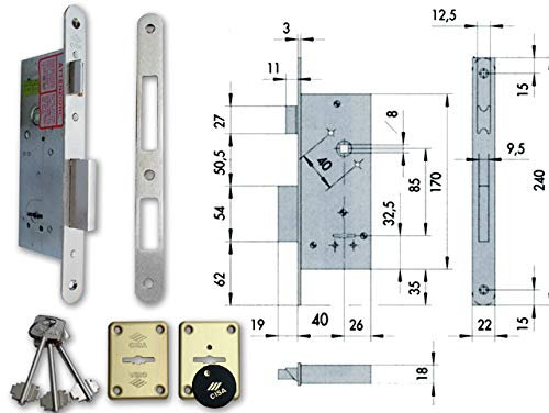 Cisa 48313 57210-50-0 - Cerradura D/Mapa Infil