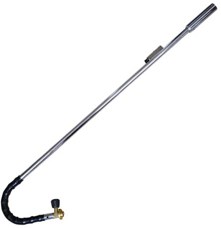 Dapetz ® Gas Weed Burner with Auto Ignition Weed Burner Gas Weed Killer with Adjustable Flame Butane Gas Canister Compatible Weed Wand Eco-Friendly Flame Thrower (Burner Only)