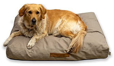 Nika Premium Hundekissen Hundebett wasserdicht - maschinenwaschbar - gemütlich - orthopädische Memory Foam Füllung (M)