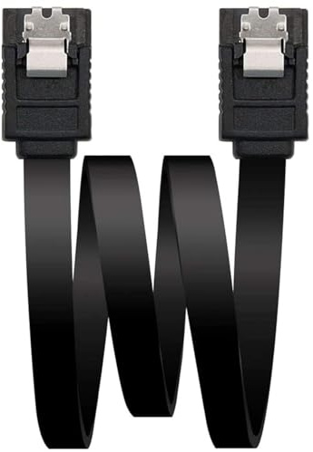 Cavo sata iii nanocable, cavo dati con ancoraggio 6 Gbp/s, nero