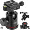 AMBITFUL Ball Head for Tripods 360° Panoramic with Arca Type Quick Release Plate, Levelling Device, 1/4 3/8 Thread Mount, Max Load 8kg/17.6lb, Tripod Head for Monopod, Slider, DSLR Camera (GM01)
