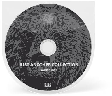 CD Hülle selbstklebend | transparent | unten rund,mit Klappe | CD Taschen zum kleben | CD, DVD, Blu-ray (100 Stück)