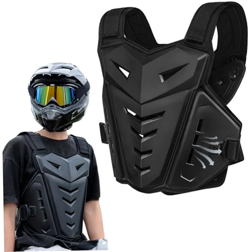 Comebachome Armatura motociclistica, Regolabile, Protezione Posteriore del Torace Assorbente d'urto, Attrezzatura Protettiva per per motociclette, Biciclette, Sci, Pattinaggio Sporco Bici