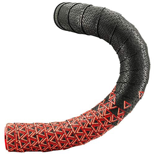 DEDA-ELEMENTI Unisex-Adult DEDATAPE600 DEDA NER Loop LENKERBAND, Schwarz Rot, Kunststoff