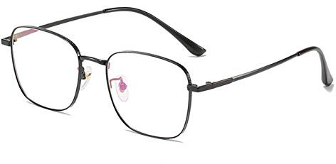 Protection Eye Vision Blue Light Blocking Glasses, Computer Reading Glasses, Gaming Glasses, Tv Glasses for Women Men (Color : Black)