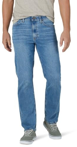 Wrangler Authentics Men's Comfort Flex Waist Relaxed Fit Jean, Leon, 38W x 29L