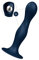 Satisfyer Double Ball-R | 18cm | Dildo | Estimulación vaginal y anal | 2 bolas con peso | Dildo de silicona | Resistente al agua (IPX7) | Silicona respetuosa con la piel, color:azul oscuro