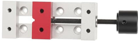 Mini Morsetto Piatto, Morsa Piatta per Trapano, Mini Morsetto da Tavolo in Alluminio da 50 Mm Morsa da Banco per Macchina Meccanica per Gioielli Orologio Nucleare in Noce,