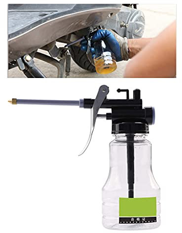 FENOHREFE 250 Ml Pistolen Pumpenöler Mit Schlauchauslauf Schmieröl Daumenpumpe Ölkanne Werkzeug Schmierflasche Handpumpe Ölkanne