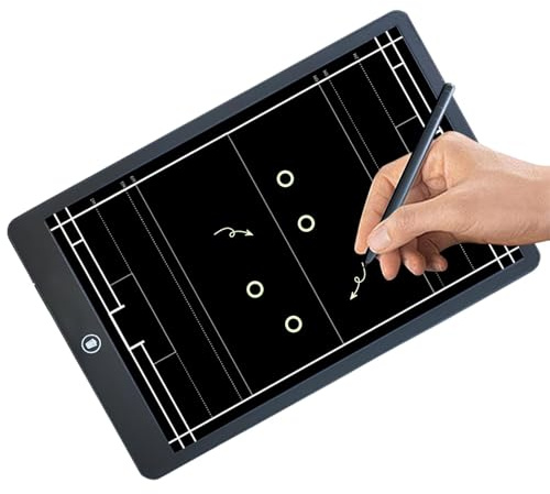 LCD skrivplatta, LCD ritbord | 16 fotbollstaktisk whiteboard basket tränartavla - LCD-surfplatta för strategisk skrivning, fotbollstränare anteckningar