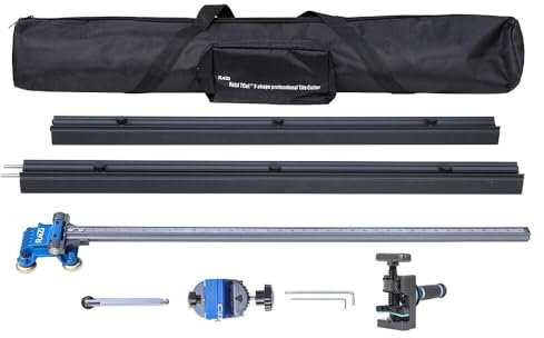 KLENBO Tcut™ - Cortador manual profesional de azulejos en forma de T de 2000 mm, sistema delgado, cortador de azulejos para azulejos de gran formato, porcelana, cerámica, herramienta de corte manual