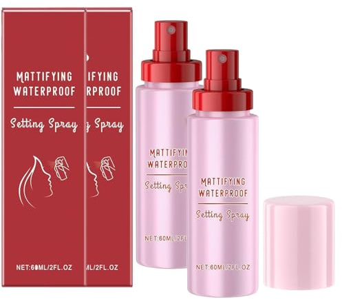 Spray fixateur de maquillage fondant pour verre, fini ultra-lisse, waterproof, longue tenue, léger et anti-sébum