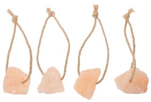 SHINEOFI Blocco di Minerale per Animali 4 Pezzi, Sale per Cavalli e Bestiame, Promuove Salute e Crescita, Facile da Usare, Minerale Naturale Khaki per Cervi e Bovini