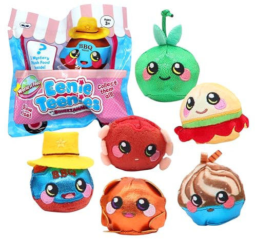 Joytoy Squeezamals Eenie Teenies Food Mini Plüschis im Blindpack 10x3,5x10 cm