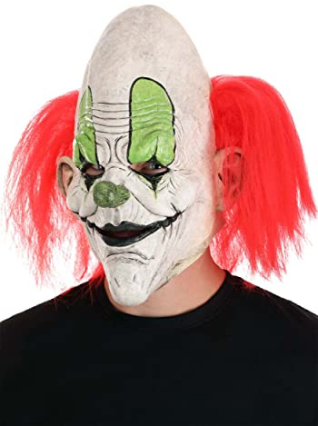 Fun Costumes Immortal Masks Kid's Gigglez The Clown Halloween Mask, Full Head Realistic Horror Mask for Spooky Cosplay - Standard - Multicolor