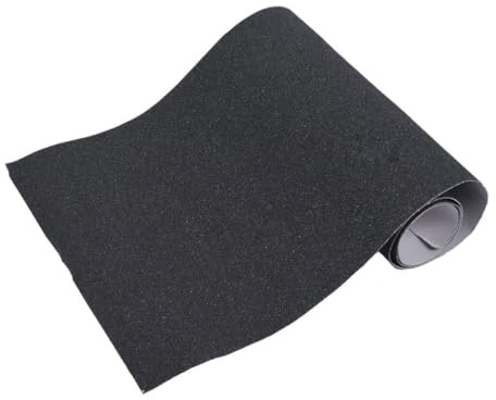 Hperu Skateboard Grip Tape Waterproof Non-slip Carborundum Skateboard Deck Sandpaper 84x23cm Skateboarding Accessories