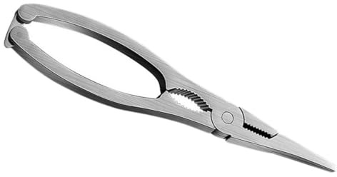 VALICLUD Apertura De Patas De Cangrejo Abre Galletas De Mariscos Tijeras para Cangrejos Herramienta De Acero Inoxidable Mango Antideslizante