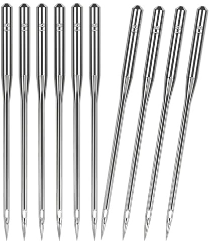 Aboiled Lot de 50 aiguilles de machine à coudre haute performance - Taille universelle 110/18 - Pour machine à coudre domestique