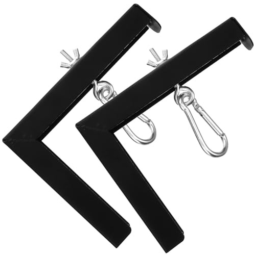 GALPADA 2pezzi Staffa da Parete per Schermo Proiettore Supporto Metallico Regolabile per Montaggio Muro Schermi Manuali e Tiro Compatibile con Videoproiettori da Parete e Soffitto