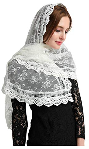 Leimandy V31 Velo, Marfil, 60inches para Mujer