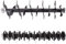 Bluemars BM-GP1003 Replacement Scarifier Blade and Aerator Roller Rake Blade