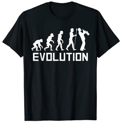 Sax Player Evolution Funny Saxofón Camisa Camiseta