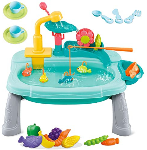 Juguetes para fregadero de cocina Juegue a los juguetes del fregadero de la cocina Lavavajillas Juegue el juguete con el grifo eléctrico mejorado Pretenda el juego de roles Juguetes para niños