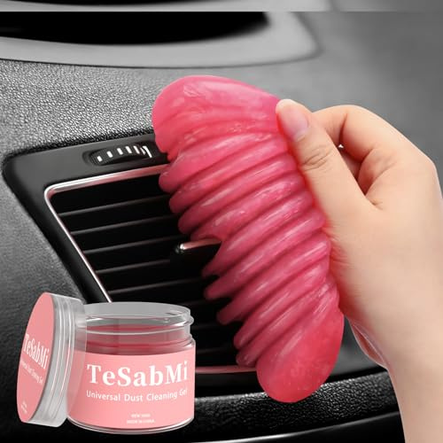 TeSabMi Gel De Limpieza Coche, Masilla Limpiador Interior Kit Detalles Accesorios Regalos Para El Día La Madre, Mamá, Hombres Mujeres