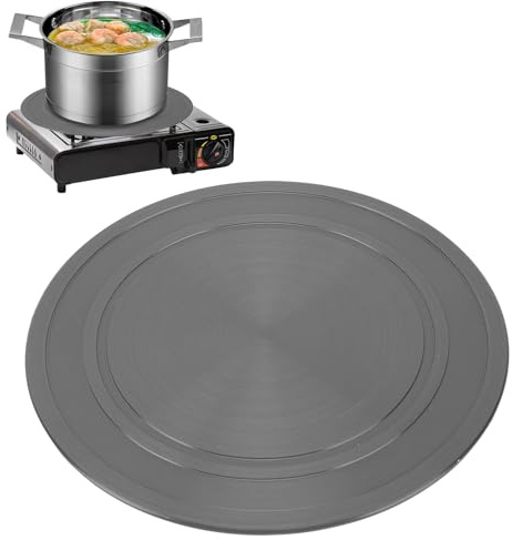 Heat Diffuser for Gas Stove, Gas Stove Heat Diffuser Plate Round Stove Diffuser Thawing Plate Aluminum Induction Diffuser Plate Flame Guard Simmer Ring Plate Hob Ring Plate for Gas Stove