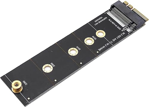 ZGLUZP Wireless for M.2 A/E for Key Slot to for M.2 for M for Key WiFi Bluetooth-Compatible Adapter for NVMe PCI for Express M.2 Nvme Ssd Adapter Card M2 Key A-E to M2 Adapter Converter Network Cards