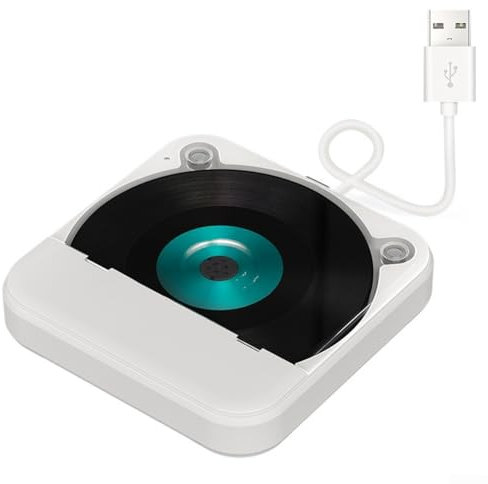 ZAMETTER Lecteur CD externe portable USB pour voiture - Connexion AUX - Système de divertissement avec plusieurs ports de connexion pour système audio intérieur et extérieur