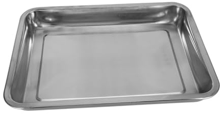 HEMOTON Bañera De Acero Inoxidable para Palomas Lavabo De Limpieza para Jaulas De Pájaros Bañera Metálica Hogar y Tiendas De Mascotas Ducha para Pájaros Pequeños