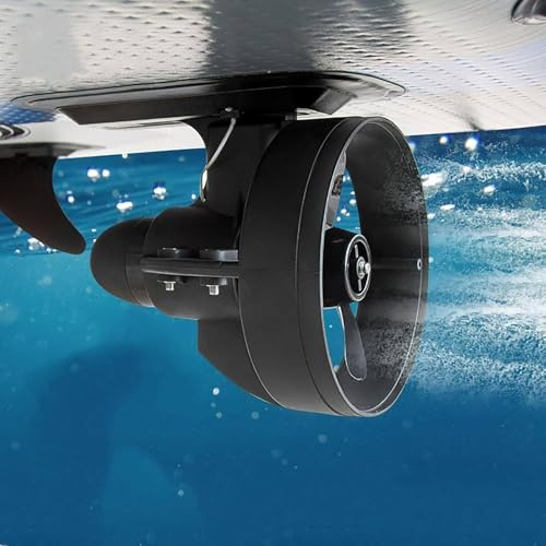 Propulseur sous-marin électrique, aileron électrique à batterie pour planche de stand up paddle avec télécommande - Moteur rechargeable pour longboard, kayak et SUP - Aileron de planche de surf 288W