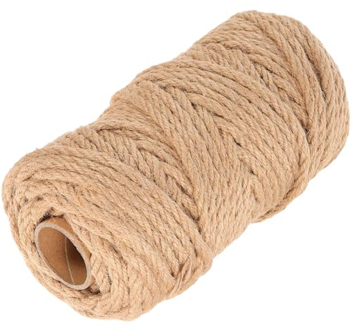 NOLITOY Corde Sisal Naturelle Multi-Usage Résistante pour Griffoir Chat pour DIY Arbre à Chat et Réparation Poteaux à Griffer