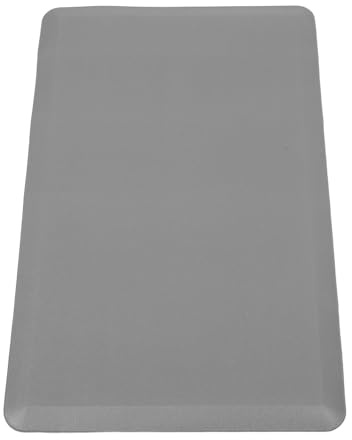 NUOBESTY Tappetino Anti-Affaticamento da Cucina Imbottito 44X71 CM Colore Argento Base Antiscivolo Cuscino da Pavimento Resistente a Macchie e Schizzi per Uso in Cucina Ufficio e
