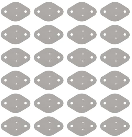 eMagTech 100 Almohadillas Aislantes Térmicas de Silicona para Transistores TO-3 43 X 30 X 0,3 Mm Compatible con 2N3055 MJ2955