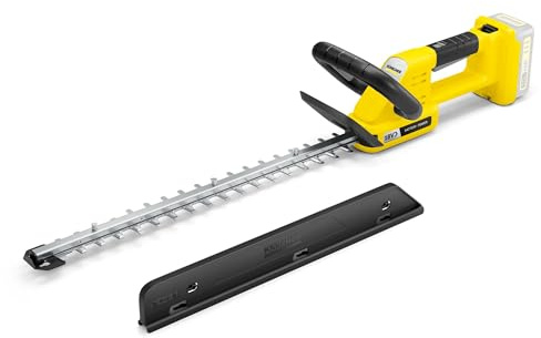 Kärcher batteridriven häcksax HGE 3–18, skärlängd: 50 cm, diamantblad, roterbart handtag, presatationer för laddning 230–460 m², kan användas med Kärcher 18 V batteri (exklusive)