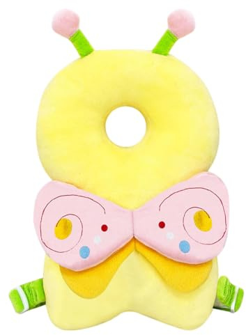 EnixwH Protezione Testa Neonato Cuscino Neonato protezione testa bambino Cuscino dello Zaino Regolabile per del Bambino per Bambini che Imparano a Gattonare e Camminare (Piccolo Elfo)