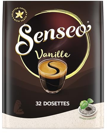 Senseo Café 32 Dosettes Goût Vanille
