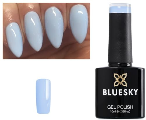 Bluesky Nail Gel Polish Blue Light Blue Spring Summer Colour Daydream UV LED Soak Off 10ml (Requires Drying under LED/UV Lamp)