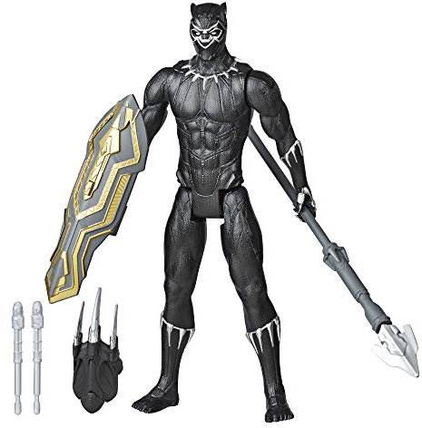 Hasbro E7388 Marvel Avengers Titan Hero Serie Blast Gear Deluxe Black Panther Figur, 30 cm groß, inspiriert von den Marvel Comics, Für Kinder ab 4 Jahren