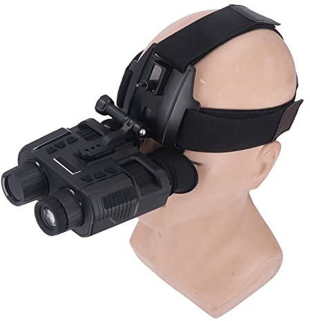 Night Vision Goggles, 4K FHD Head Mounted Digital Night Vision Binoculars, 1.4in TFT HD Viewing Screen, 8X Digital Zoom, 250M View in Darkness, Recording Function, for Hunting, Wildlife Watching