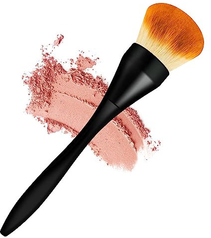 BEAUTYFACTOR Blush Pinsel für Wangen,Rougepinsel Pinsel,synthetischer Kabuki-Pinsel für Rouge,losen Puder,Make-up-Bronzerpinsel mit ergonomischem Griff