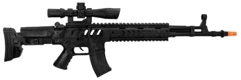 Boland 00432 - Spielzeugwaffe SWAT-Gewehr, Polizist, Karneval, Mottoparty, Zubehör für Faschingskostüme