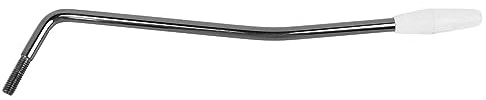 Walfront Bras Trémolo Whammy Bar en Métal Système Trémolo Unique Barre de Levier Whammy Guitare électrique Culbuteur Partie D'instrument de Musique (Barre Noire poignée Blanche)